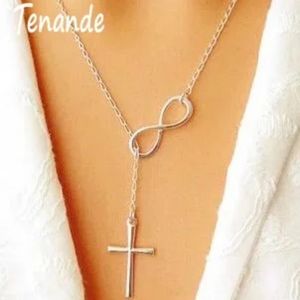 Punk Silver Color Clavicle Chain Necklaces Lariat